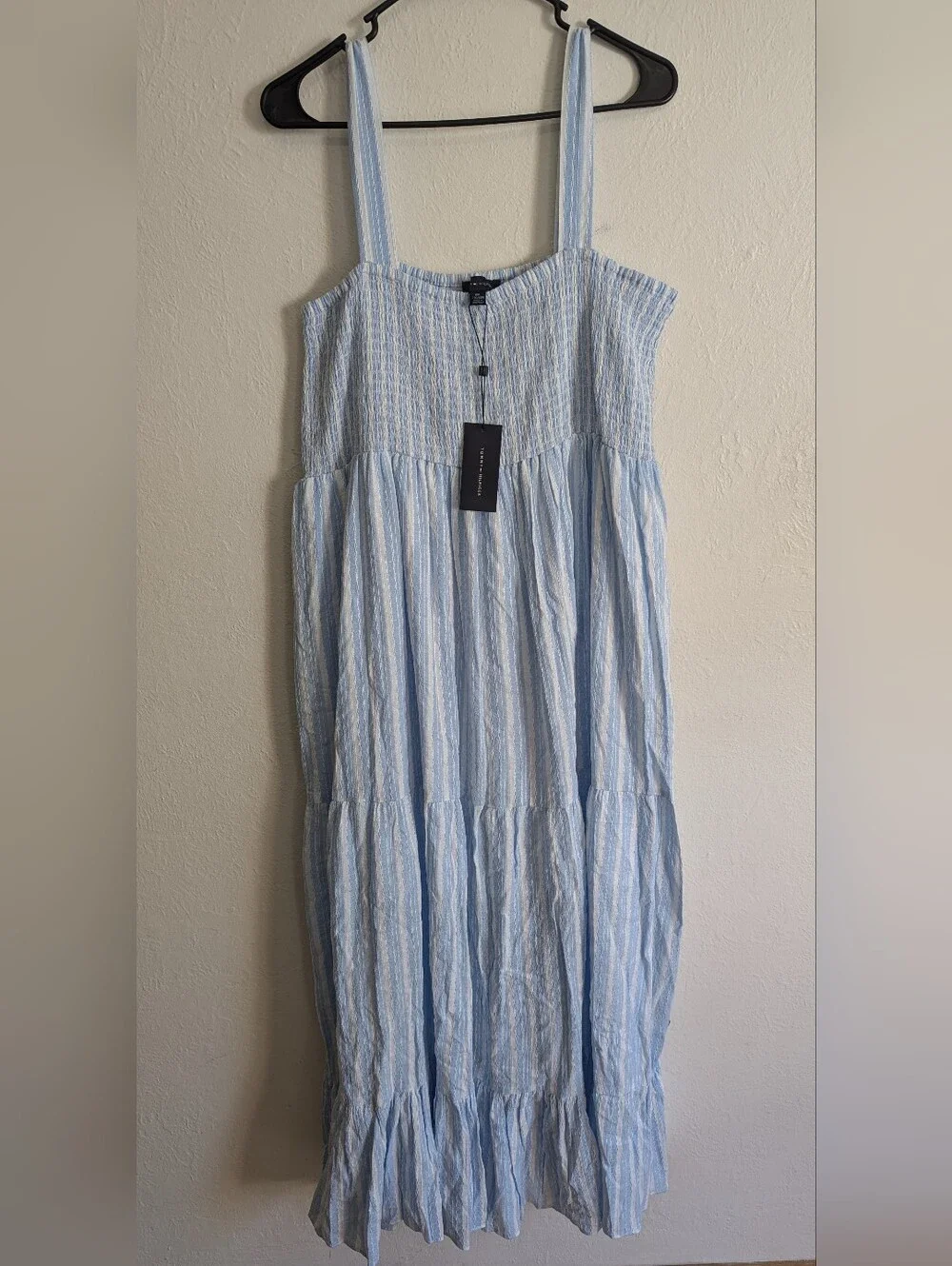 tommy hilfiger dress maxi Tommy Hilfiger Women's Dresses Maxi,Black/Sand,2 at Amazon Women's Clothing store